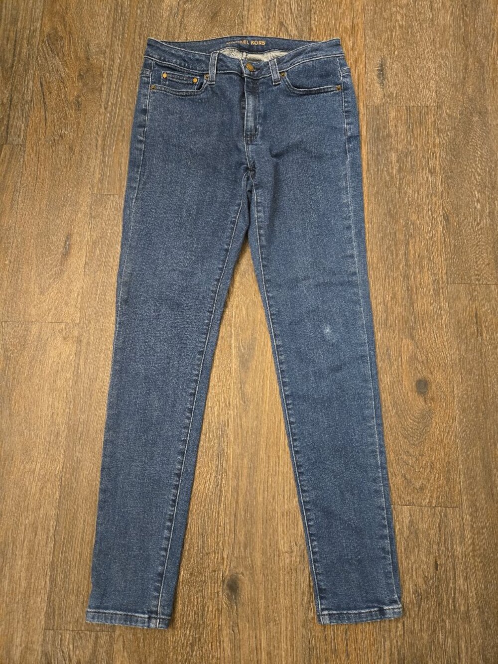 Michael Kors Selma Skinny Jeans Womens Size 4 Blue Denim Stretch Pants